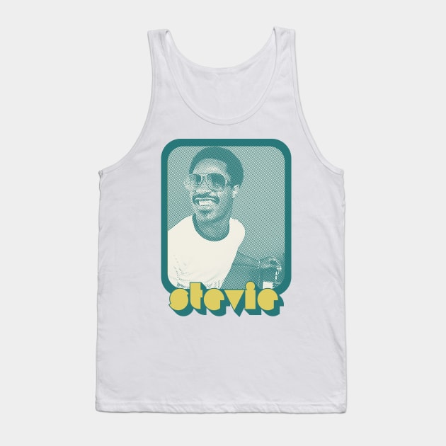 Stevie Wonder /// Retro Aesthetic Fan Design Tank Top by DankFutura